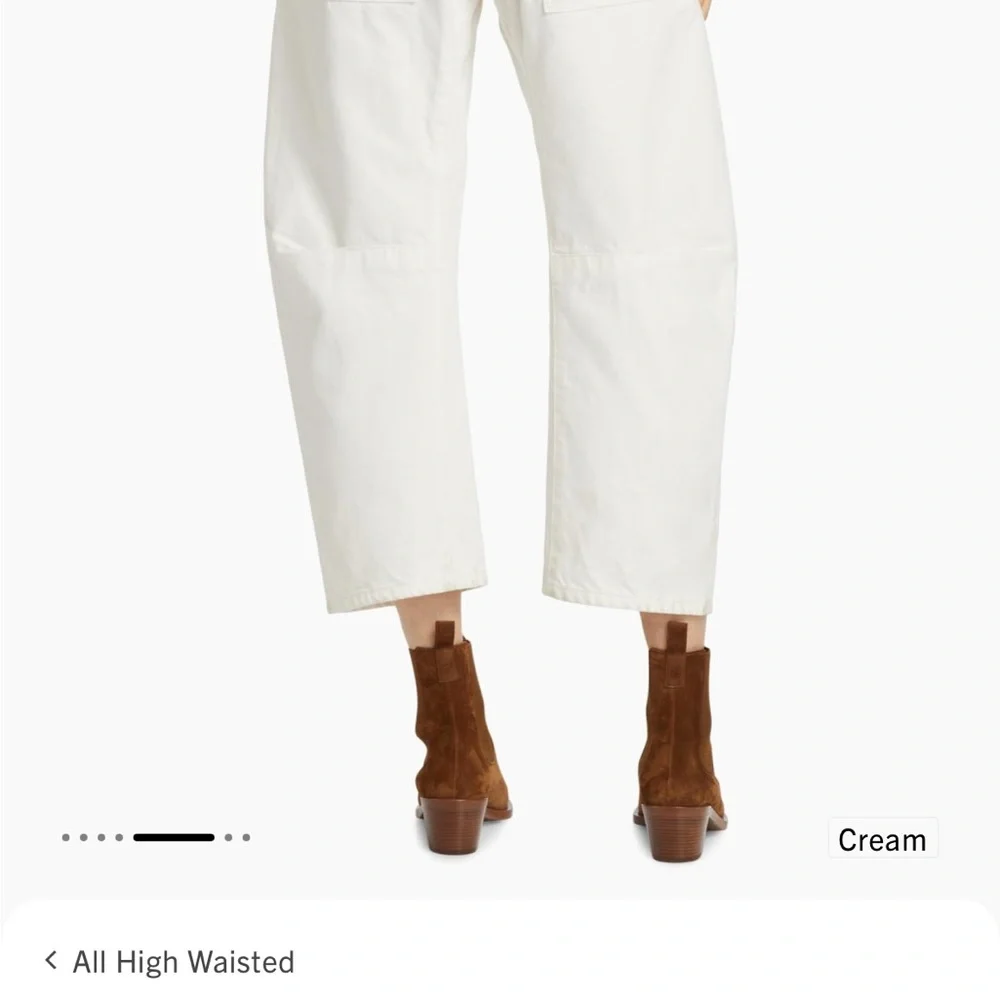 Nili Lotan Cream Trousers - Picture 3 of 5